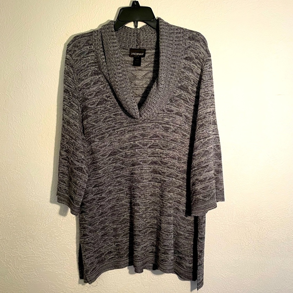 Lane Bryant cowl neck three-quarter sleeve sweater 18/20